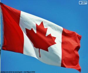 puzzel Vlag van Canada