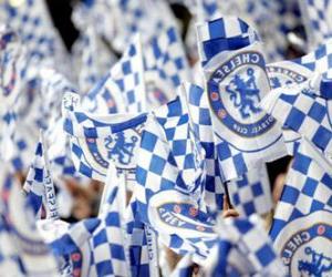 puzzel Vlag van Chelsea FC