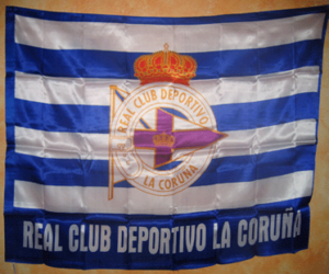 puzzel Vlag van Deportivo de La Coruña