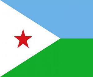 puzzel Vlag van Djibouti
