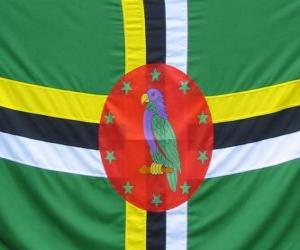 puzzel Vlag van Dominica