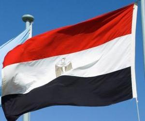 puzzel Vlag van Egypte