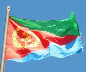 puzzel Vlag van Eritrea