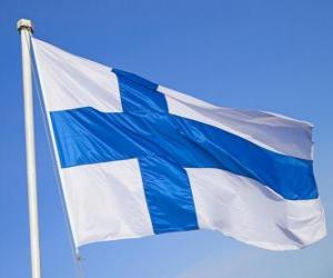 puzzel Vlag van Finland