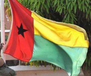 puzzel Vlag van Guinee-Bissau