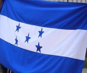 puzzel Vlag van Honduras
