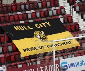 puzzel Vlag van Hull City AFC