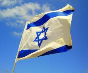 puzzel Vlag van Israël