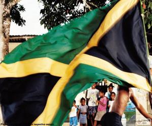 puzzel Vlag van Jamaica