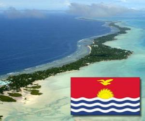 puzzel Vlag van Kiribati