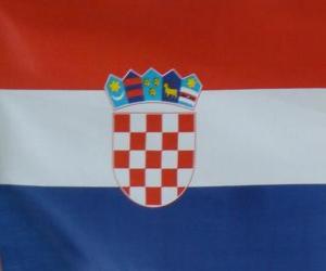puzzel Vlag van Kroatië