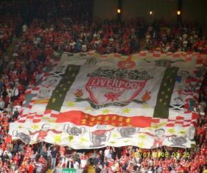 puzzel Vlag van Liverpool FC