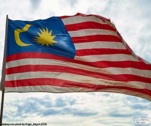 puzzel Vlag van Maleisië