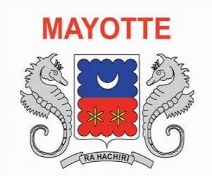 puzzel Vlag van Mayotte