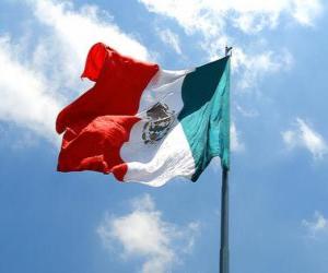 puzzel Vlag van Mexico