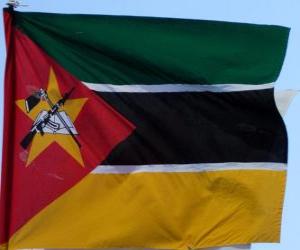 puzzel Vlag van Mozambique