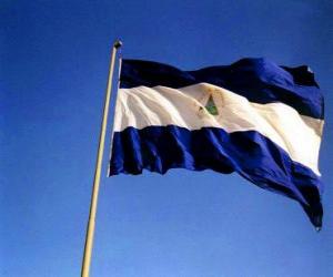 puzzel Vlag van Nicaragua