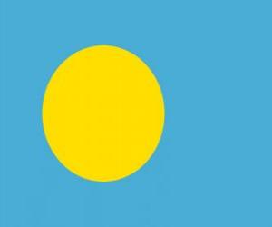 puzzel Vlag van Palau