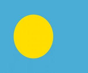 puzzel Vlag van Palau