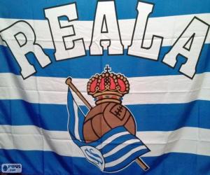 puzzel Vlag van Real Sociedad