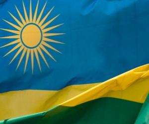 puzzel Vlag van Rwanda