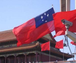 puzzel Vlag van Samoa