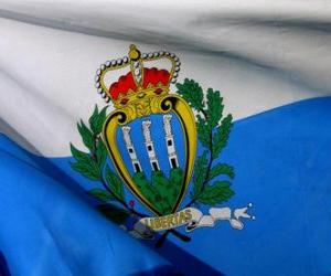 puzzel Vlag van San Marino