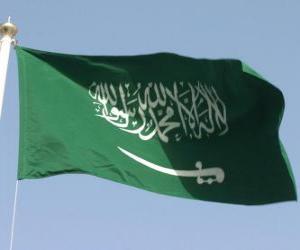 puzzel Vlag van Saoedi-Arabië