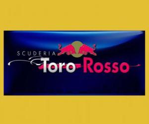 puzzel Vlag van Scuderia Toro Rosso F1