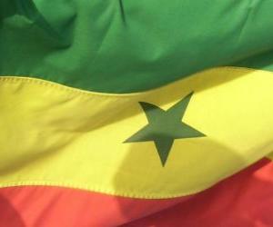 puzzel Vlag van Senegal