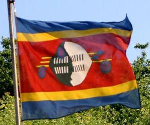 puzzel Vlag van Swaziland