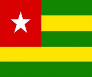 puzzel Vlag van Togo