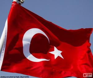 puzzel Vlag van Turkije