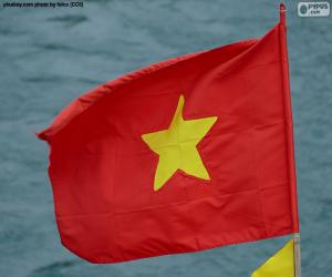 puzzel Vlag van Vietnam