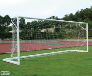 puzzel Voetbal doel