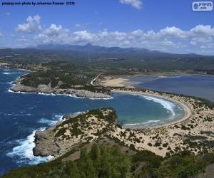 puzzel Voidokiliá Bay, Griekenland