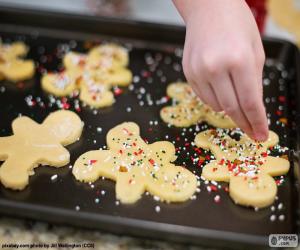 puzzel Voorbereiding kerst koekjes