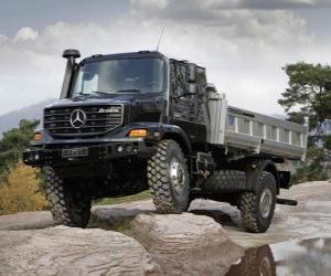 puzzel Vrachtwagen Mercedes-Benz Zetros