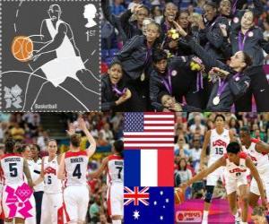 puzzel Vrouwen basketbal Londen 2012