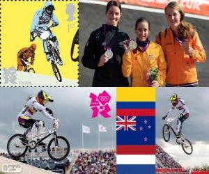 puzzel Vrouwen BMX fietsen Londen 2012