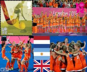 puzzel Vrouwen veldhockey Londen 2012