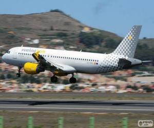 puzzel Vueling Airlines is een Spaanse luchtvaartmaatschappij