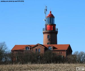 puzzel Vuurtoren Bastorf, Duitsland