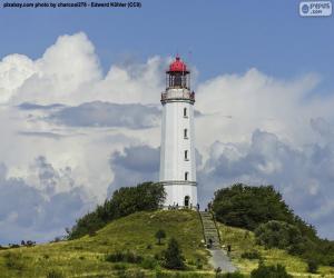 puzzel Vuurtoren Dornbusch, Duitsland