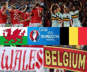puzzel Wales-BE, kwartfinale Euro 2016