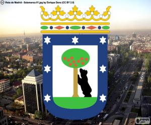 puzzel Wapenschild van Madrid