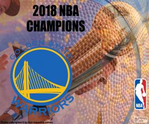 puzzel Warriors 2018 NBA-kampioen