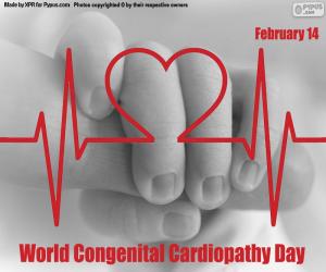 puzzel Wereld Aangeboren Cardiopathie Dag