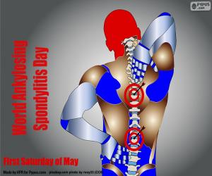 puzzel Wereld Ankylosing Spondylitis Dag