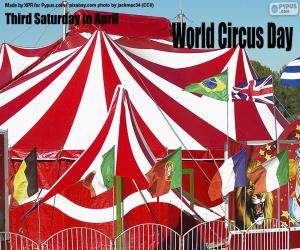 puzzel Wereld Circus Dag